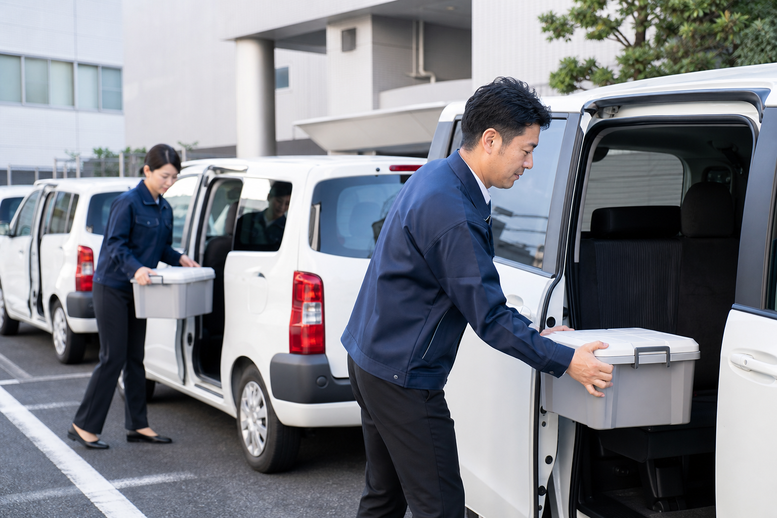 社用車の防災グッズ|1台1セット標準装備