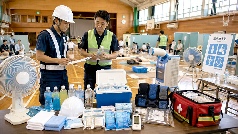 避難所の熱中症対策