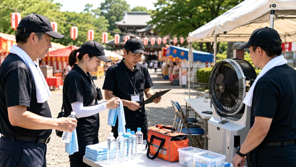 祭りの熱中症対策