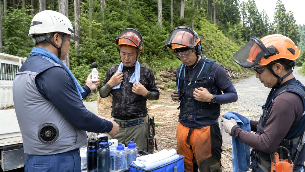 林業の熱中症対策