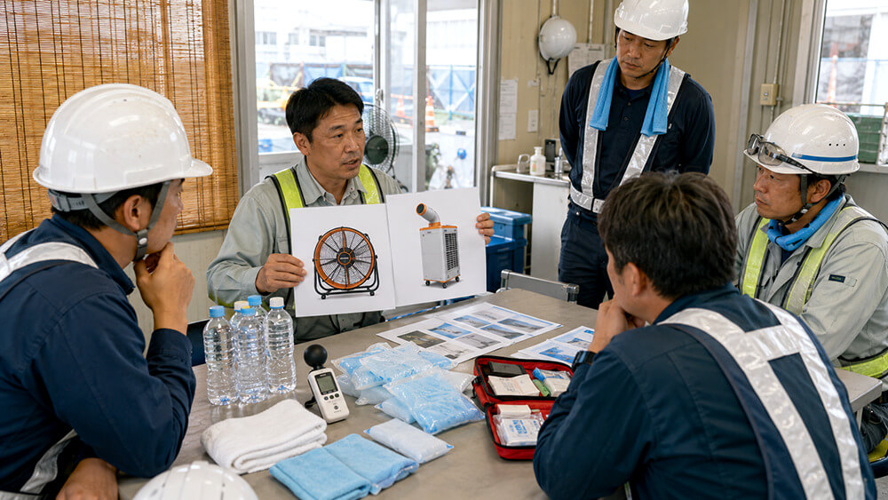 熱中症対策は空調服以外に何が必要?4層で解説