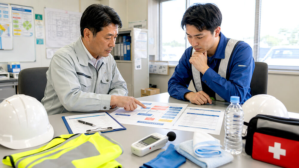 熱中症 報告体制の作り方(ひな形付き)