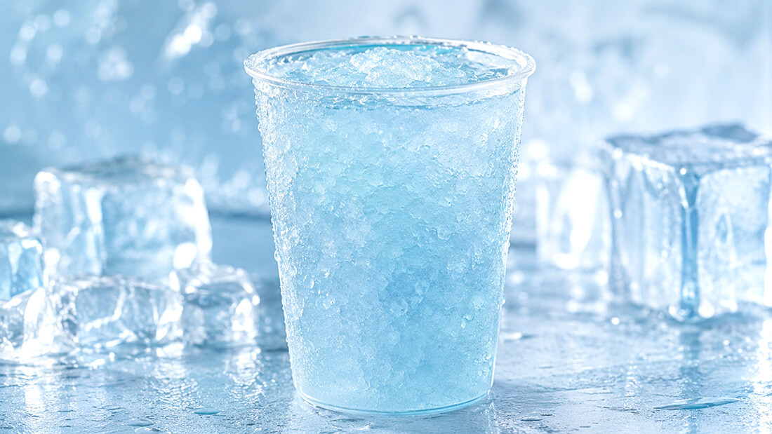 アイススラリーの仕組み・飲む氷のイメージ