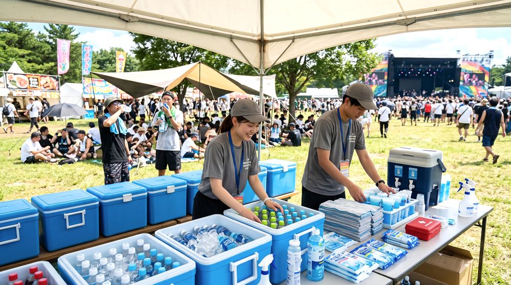 野外フェスの熱中症対策完全ガイド