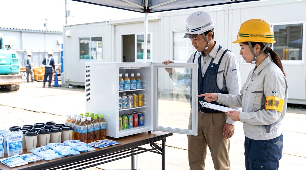 アイススラリー冷蔵庫と現場の冷飲料提供
