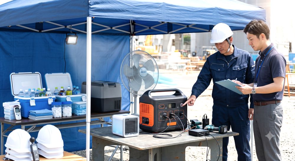 現場で使うポータブル電源の選び方