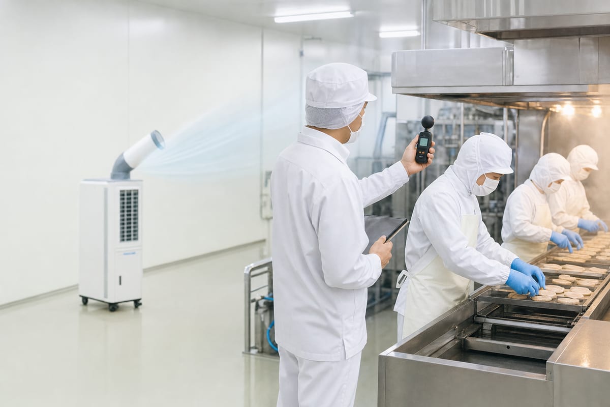 食品工場の暑さ・熱中症対策