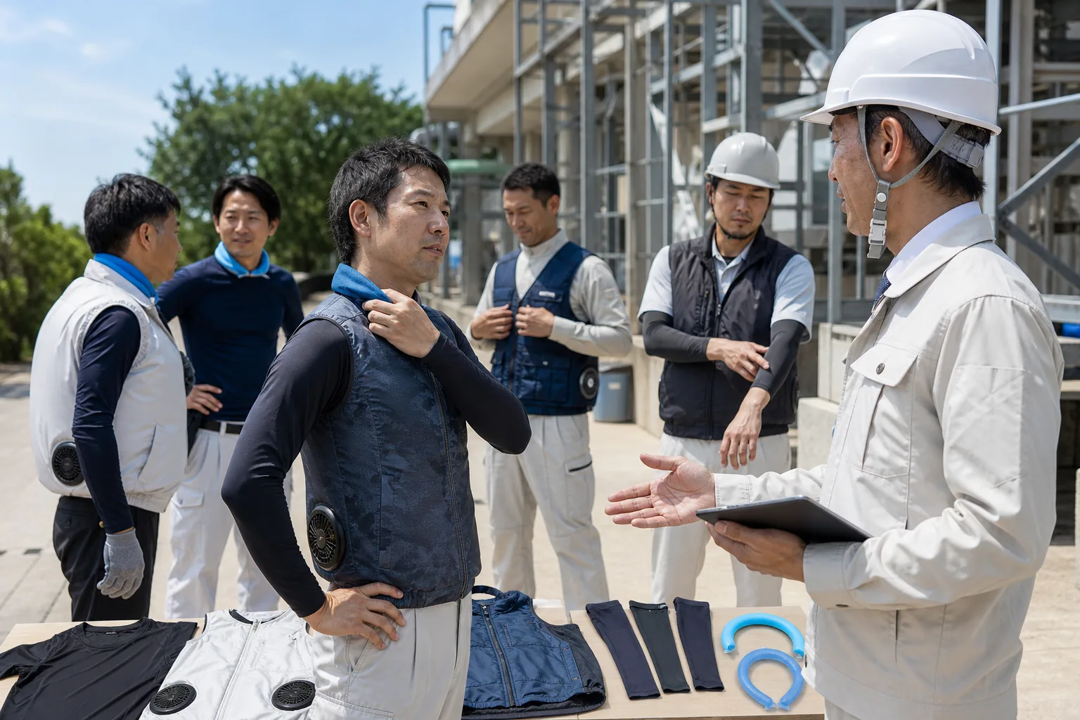暑さ対策に作業服は何を選ぶ?