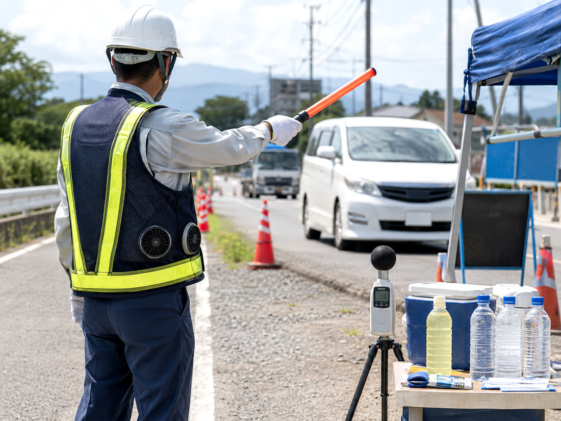交通誘導警備の暑さ対策