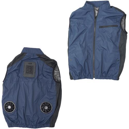 サンコー 圧倒的に冷える 冷蔵服3 ネイビー フリーサイズ TKCV24FNV