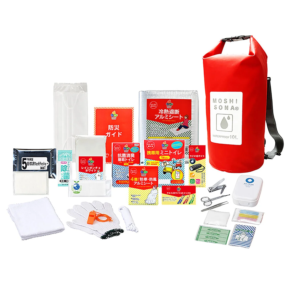 防水deリュック 25点 防災用セットの商品画像